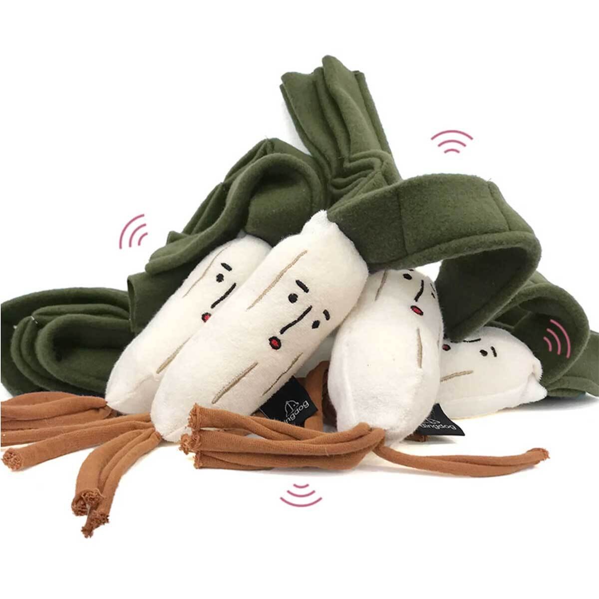 白ネギのノーズワークトイ