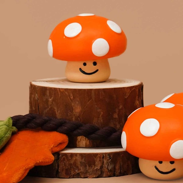 オレンジキノコ ラテックストイ